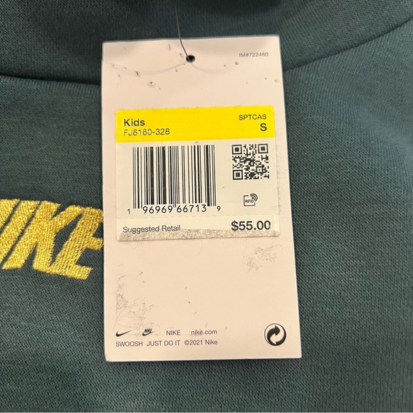 Nike | SPORTSWEAR CLUB FLEECE | GIRLS | SMALL | NWT | 2 sweatshirts included - Picture 13 of 14